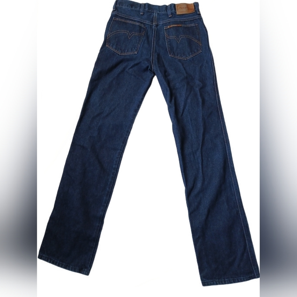 Men's Classic Straight Leg Denim Jeans - Picture 3 of 5
